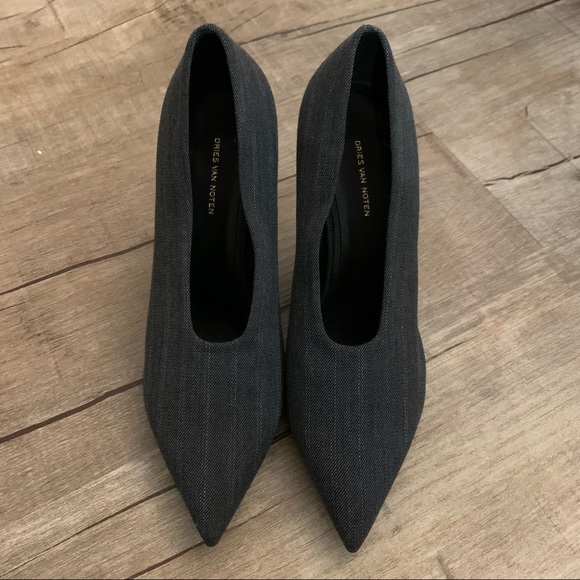 Dries Van Noten Denim Pump - Picture 4 of 10
